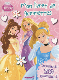 Picture of Disney princesses mon livret de gommettes (belle, tiana, aurore)