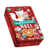 Picture of Ma boite à stickers - Noël (Renard blanc et oiseau) - Avec plus de 1000 stickers !