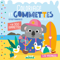 Picture of Mon P'tit Hemma - Coloriage et gommettes pour les petits - Les vacances - + de 300 gommettes repositionnables
