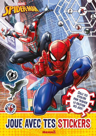 Image de Marvel Spider-Man - Joue avec tes stickers - Colle tes stickers pour trouver la solution des jeux !