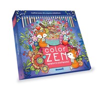 Picture of Color Zen - Moments gourmands - Coffret avec 20 crayons métallisés