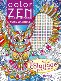 Picture of Color Zen avec strass - Nuits magiques - Mon coloriage précieux