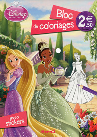 Picture of Disney Princesses Bloc de coloriages avec stickers