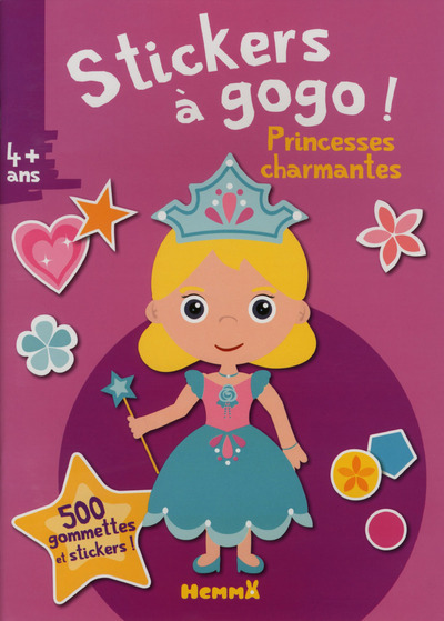 Image de Stickers à gogo ! Princesses charmantes (Fond rose)
