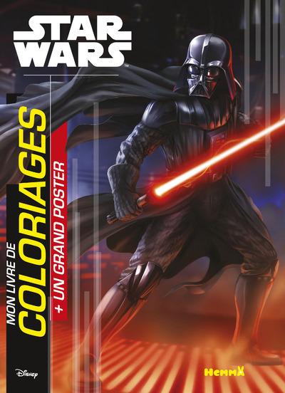 Picture of Disney Star Wars Saga Mon livre de coloriage + Un grand poster (Dark Vador)