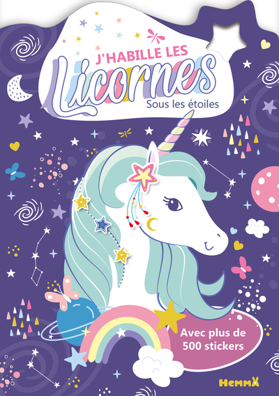 Image de J'habille les Licornes - Sous les étoiles - Avec plus de 500 stickers