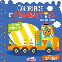 Picture of Mon P'tit Hemma - Coloriage et gommettes pour les petits - Sur le chantier - + de 300 gommettes repositionnables