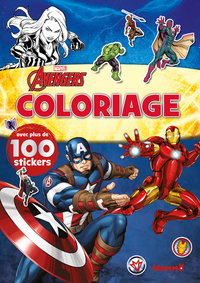 Picture of Marvel Avengers - Coloriage avec plus de 100 stickers (Iron Man, Black Widow, Captain America)