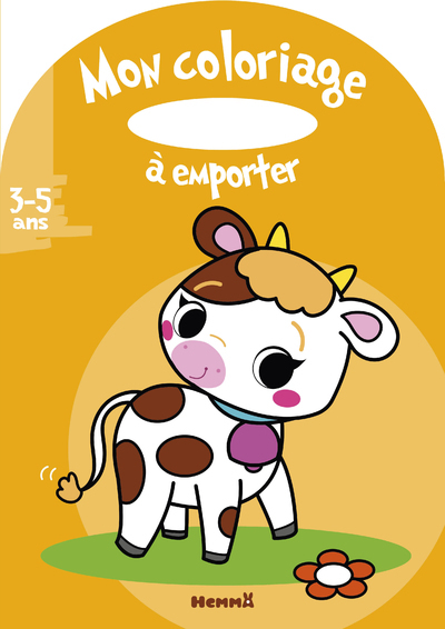 Image de Mon coloriage à emporter (3-5 ans) (Vache)