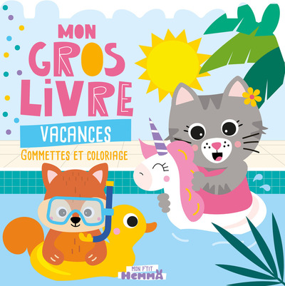 Picture of Mon P'tit Hemma - Mon gros livre vacances - Gommettes et coloriage