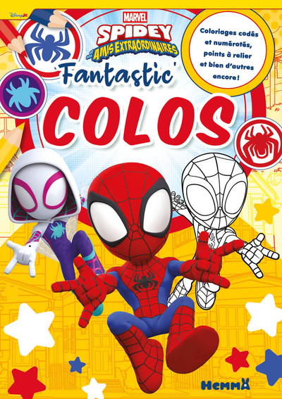 Picture of Marvel Spidey et ses amis extraordinaires - Fantastic' Colos - Coloriages codés et numérotés, points à relier et bien d'autres encore !