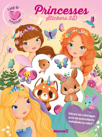 Picture of Coup de coeur créations - Princesses - Stickers 3D - Décore tes coloriages avec les autocollants métallisés en relief !