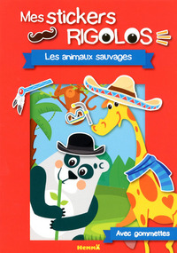 Image de Mes stickers rigolos Les animaux sauvages avec gommettes