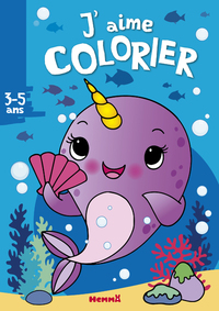 Picture of J'aime colorier (3-5 ans) (Licorne des mers)