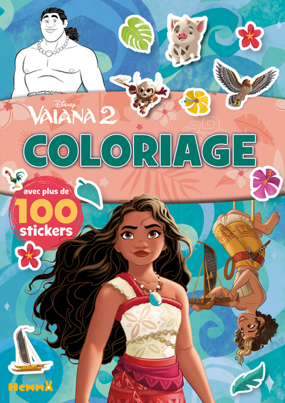 Picture of Disney Vaiana 2 - Coloriage avec plus de 100 stickers