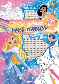 Picture of Disney Princesses - Je colorie mes amies - Avec strass - Spécial magie - Avec des strass et des stickers