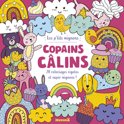 Image de Les p'tits mignons - Copains câlins - 20 coloriages rigolos !