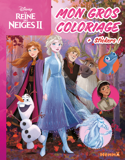 Image de Disney La Reine des Neiges 2 - Mon gros coloriage + stickers ! (Olaf, Anna, Elsa, Kristoff)