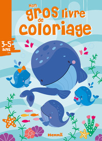 Picture of Mon gros livre de coloriage (Baleines)