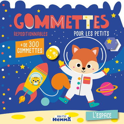 Image de Mon P'tit Hemma - Gommettes pour les petits - L'espace - + de 300 gommettes repositionnables