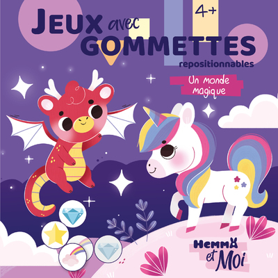 Image de Hemma et Moi - Jeux avec gommettes - Un monde magique - repositionnables
