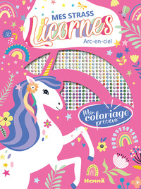 Image de Mon coloriage précieux - Mes strass licornes - Arc-en-ciel