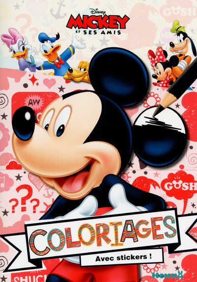 Picture of Mickey et ses amis Coloriages avec stickers ! (Fond blanc)