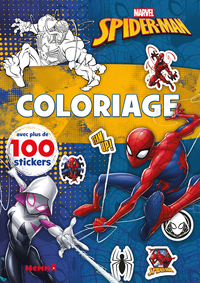Picture of Marvel Spider-Man - Coloriage avec plus de 100 stickers (Spider-Man et Ghost-Spider)