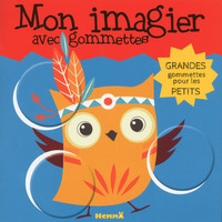 Image de Mon imagier avec gommettes (Hibou) Grandes gommettes pour les petits