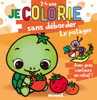 Picture of Je colorie sans déborder (2-4 ans) - Le potager T70