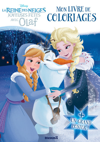 Picture of Disney La Reine des Neiges Joyeuses Fêtes avec Olaf Mon livre de coloriages + Un grand poster