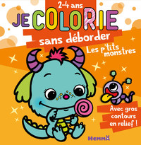 Picture of Je colorie sans déborder (2-4 ans) - Les p'tits monstres T52 - Avec gros contours en relief !