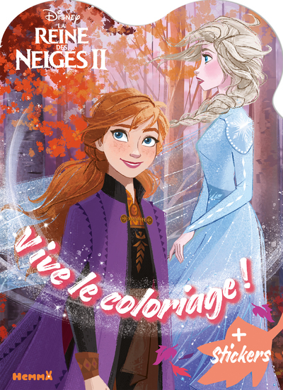 Picture of Disney La Reine des Neiges 2 - Vive le coloriage ! (Anna et Elsa de profil)