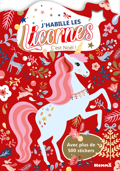 Image de J'habille les Licornes - C'est Noël ! - Avec plus de 500 stickers