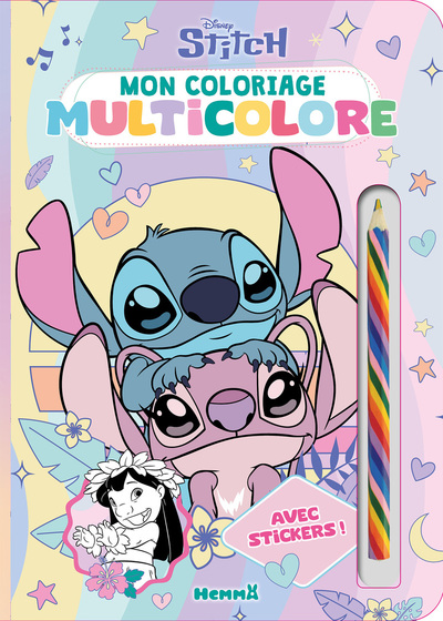 Image de Disney Stitch - Mon coloriage multicolore (Stitch et Angel)