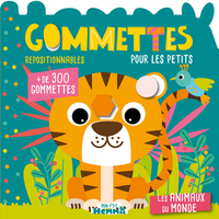 Image de Mon P'tit Hemma - Gommettes pour les petits - Les animaux du monde - + de 300 gommettes repositionnables