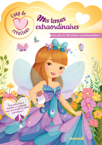 Image de Coup de coeur créations - Mes tenues extraordinaires - Avec plus de 500 stickers repositionnables !