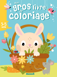 Image de Mon gros livre de coloriage (Lapin panier)