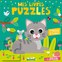 Picture of Mon P'tit Hemma - Mes Livres puzzles - Le jardin - 5 puzzles de 6 pièces