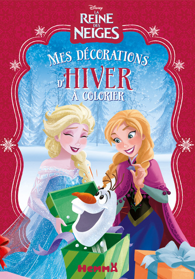 Picture of Disney La Reine des Neiges Mes décorations d'hiver à colorier