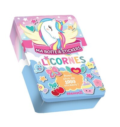 Picture of Ma boite à stickers - Licornes - Avec plus de 1000 stickers !