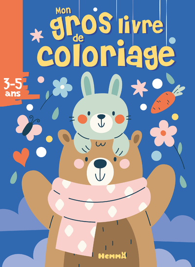 Picture of Mon gros livre de coloriage (Ours et lapin)