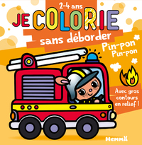 Picture of Je colorie sans déborder (2-4 ans) - Pin-pon ! T71