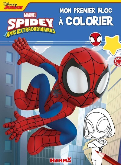 Picture of Marvel Spidey et ses amis extraordinaires - Mon premier bloc à colorier (Spidey mur)