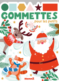Image de Gommettes pour les petits (Père Noël, renne, chat)