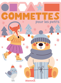 Image de Gommettes pour les petits (Ours, renard, hiver)