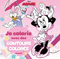 Image de Disney Minnie - Je colorie avec des contours colorés