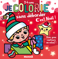 Picture of Je colorie sans déborder (2-4 ans) - C'est Noël ! T74 - Avec gros contours en relief !