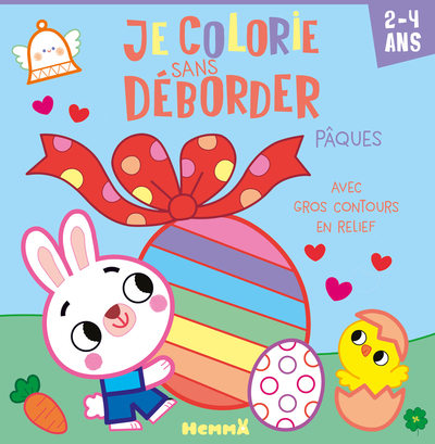 Image de Je colorie sans déborder (2-4 ans) - Pâques - Avec gros contours en relief