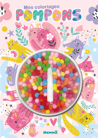 Image de Mes coloriages pompons (Chats)
